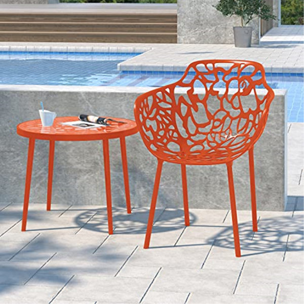 Jonas stacking best sale patio dining chair